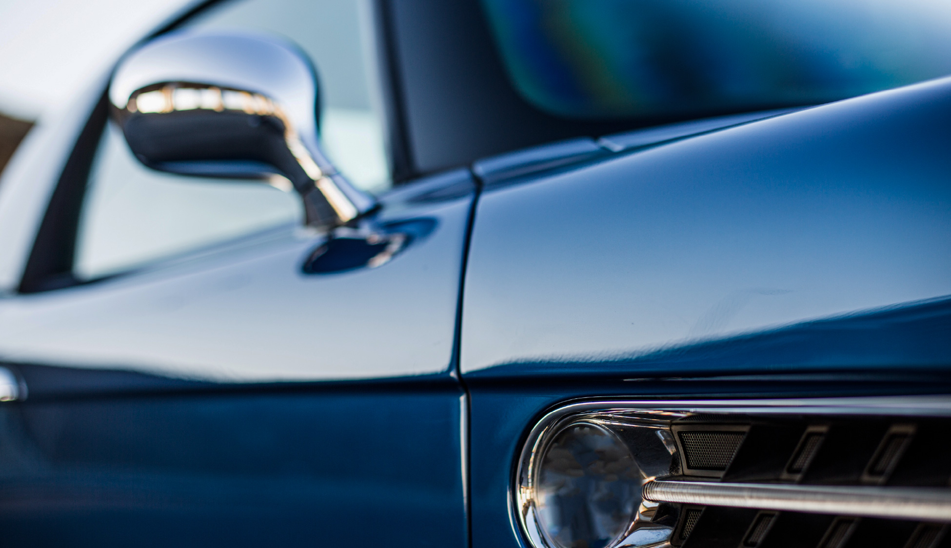 Detalle fotográfico de un automóvil